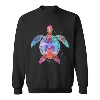 Mandala Sea Turtle Tshirt Sweatshirt - Monsterry CA