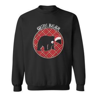 Matching Family Mini Polar Bear Buffalo Plaid Xmas Men Women Sweatshirt Graphic Print Unisex - Thegiftio UK
