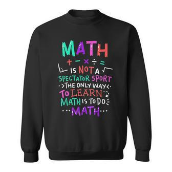 Math Teacher Mathematical Symbol Cute Gift Sweatshirt - Thegiftio UK