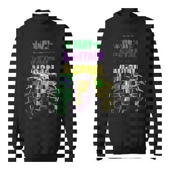 May Contain Alcohol Mardi Gras Sweatshirt - Thegiftio