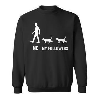 Me My Followers Cat Cats Cat Lovers Kitten Sweatshirt - Thegiftio UK