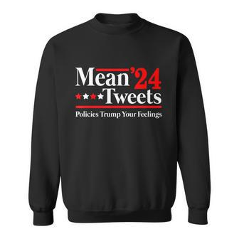 Mean Tweets 2024 Pro Donald Trump 24 Funny Anti Biden Tshirt Sweatshirt - Monsterry DE
