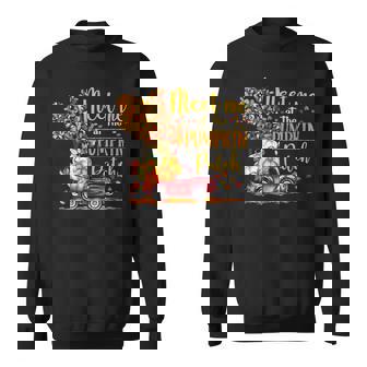Meet Me At The Pumpkin Patch Halloween Thanksgiving Pumpkin Men Women Sweatshirt Graphic Print Unisex - Thegiftio UK