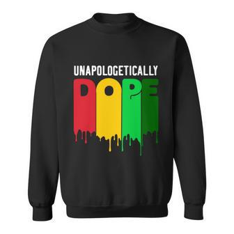 Melanin Unapologetically Dope Black History Month Melanin Sweatshirt - Thegiftio UK