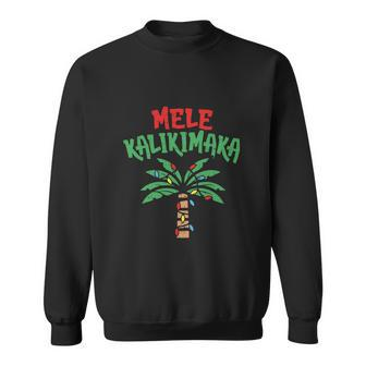 Mele Kalikimaka Palm Tree Funny Christmas In July Sweatshirt - Monsterry