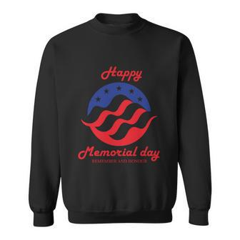 Memorial Day Remember & Honour Usa Memorial Day Remember Us Veteran Army Troops V6 Sweatshirt - Thegiftio UK