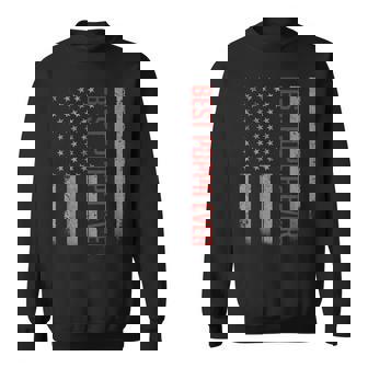 Mens American Flag Dad Gift For Fathers Day Best Poppa Ever Men Women Sweatshirt Graphic Print Unisex - Thegiftio UK
