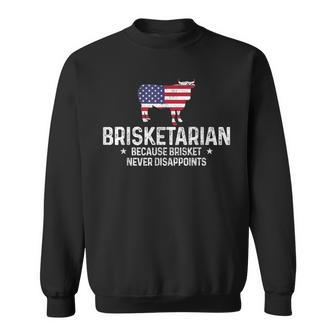 Mens Briketarian Bbq Grilling Chef State Map Funny Barbecue V2 Sweatshirt - Seseable