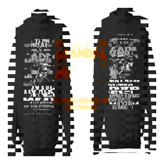 Mens Grandpa And Tow Truck Driver Nothing Scares Me Halloween Men Women Sweatshirt Graphic Print Unisex - Thegiftio