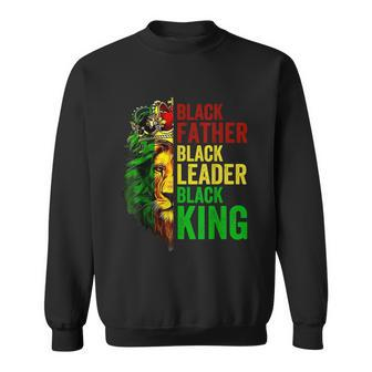 Mens Juneteenth Fathers Day Black Father King African American Sweatshirt - Monsterry CA