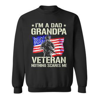 Mens Men S Happy Father S Day Veteran Grandpa Sweatshirt - Thegiftio UK