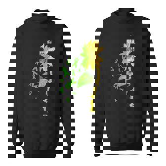 Mental Health Awareness Sunflower Ribbon Tshirt Sweatshirt - Monsterry
