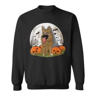Merchpole Dog Lovers Halloween Trick Or Treat Funny Sweatshirt - Seseable