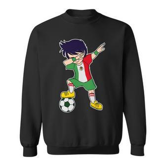 Mexican Dabbing Soccer Boy Mexico Sweatshirt - Monsterry UK