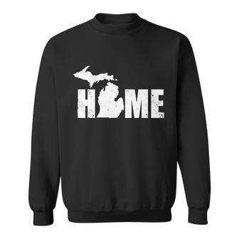 Michigan Home Mitten State Sweatshirt - Monsterry