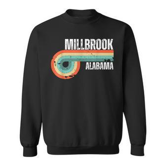 Millbrook City Alabama State Vintage Retro Souvenir Sweatshirt - Thegiftio UK