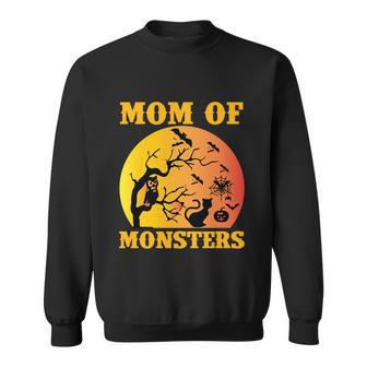 Mom Of Monsters Halloween Quote Sweatshirt - Monsterry