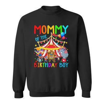 Mommy Of The Birthday Boy Circus Mommy Themed Carnival Party Men Women Sweatshirt Graphic Print Unisex - Thegiftio UK