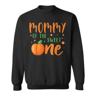 Mommy Of The Sweet One Sweet Peach Summer 1St Birthday Party Sweatshirt - Thegiftio UK