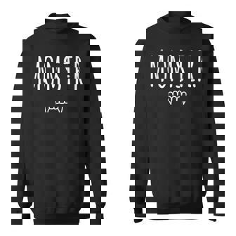 Momster Funny Mom Halloween Matching Family Costume Men Women Sweatshirt Graphic Print Unisex - Thegiftio