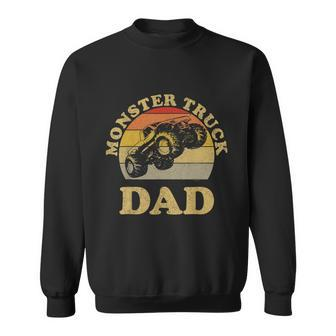 Monster Truck Dad Shirt Retro Vintage Monster Truck Shirt Sweatshirt - Monsterry