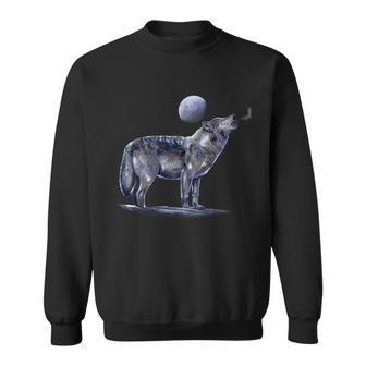 Moon Wolf V2 Sweatshirt - Monsterry