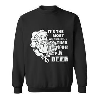 Most Wonderful Time For A Beer T-Shirt Graphic Design Printed Casual Daily Basic Sweatshirt - Thegiftio UK