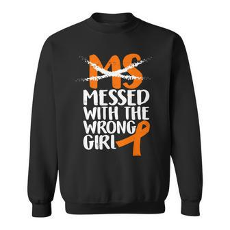 Ms Multiple Sclerosis Messed With The Wrong Chick Tshirt Sweatshirt - Monsterry AU