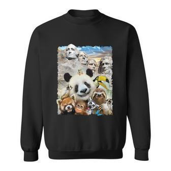Mt Rushmore Wild Animals Selfie Tshirt Sweatshirt - Monsterry CA