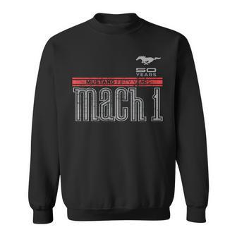 Mustang 50 Years Mach Official Logo Sweatshirt - Monsterry