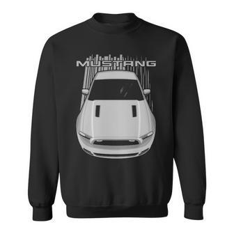 Mustang Gt 2013 To 2014 Silver Sweatshirt - Thegiftio UK