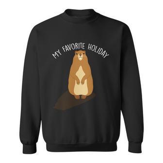 My Favorite Holiday Groundhog Day Tshirt Sweatshirt - Monsterry