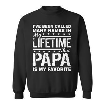 My Favorite Name Is Papa Tshirt Sweatshirt - Monsterry DE