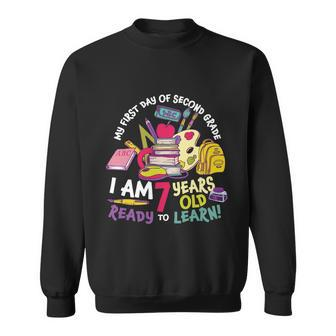 My First Day Of Second Grade Back To School Team Second Grade Sweatshirt - Monsterry