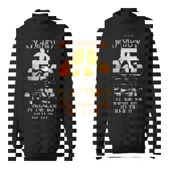 My Shadow Has Four Legs And A Tail - Doberman Pinscher T Sweatshirt - Thegiftio