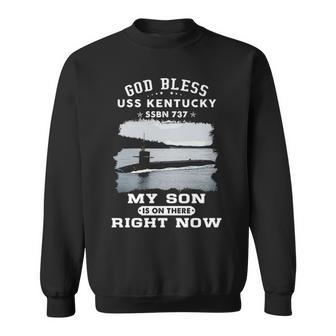 My Son Is On Uss Kentucky Ssbn Sweatshirt - Monsterry