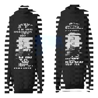 My Son Serve On Uss Paul Ignatius Ddg Sweatshirt - Monsterry