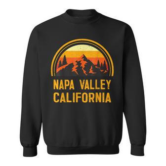 Napa Valley California Ca Mountains Hiking Souvenir Vintage Sweatshirt - Thegiftio UK