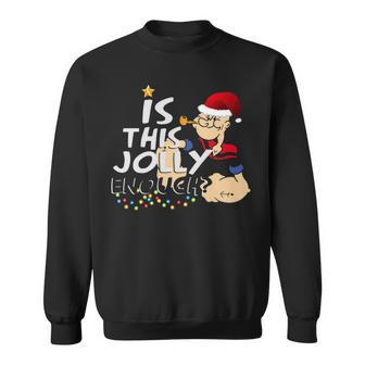 Navy - Is This Jolly Enough Sweatshirt - Monsterry UK
