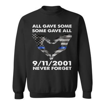 Never Forget 9-11-2001 20Th Anniversary Firefighters Sweatshirt - Thegiftio UK