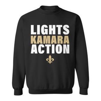 New Orleans Lights Kamara Action Funny Football Tshirt Sweatshirt - Monsterry DE