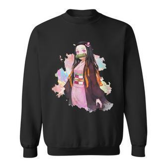 Nezuko Kamado Kimetsu No Yaiba Anime Sweatshirt - Monsterry UK