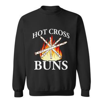 Nice Hot Cross Buns Graphic Design Printed Casual Daily Basic Sweatshirt - Thegiftio UK
