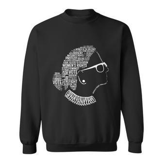 Notorious Rbg Shirt Ruth Bader Ginsburg Quotes Feminist Gift Sweatshirt - Monsterry