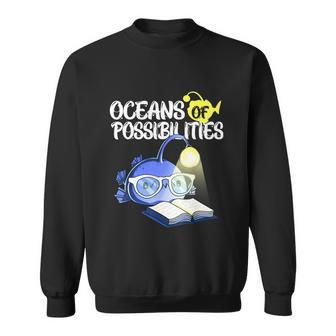 Oceans Of Possibilities Summer Reading 2022 Anglerfish Kids Sweatshirt - Monsterry CA