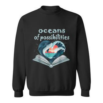 Oceans Of Possibilities Summer Reading 2022 Librarian Tshirt Sweatshirt - Monsterry DE
