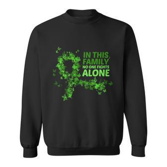 October Depression Month In This Family No One Fights Alone Gift Sweatshirt - Monsterry DE