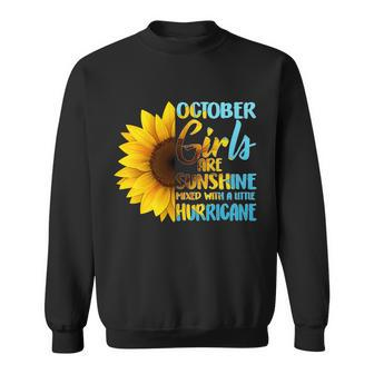 October Girls Sunflower Tshirt Sweatshirt - Monsterry