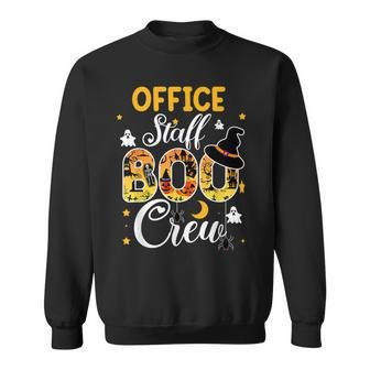 Office Staff Boo Crew Funny Halloween Matching Costume Sweatshirt - Seseable