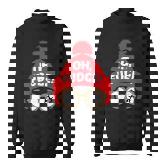 Oh Fudge Funny Christmas Saying Xmas Sweatshirt - Monsterry